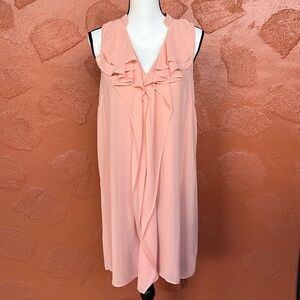 BCBGMaxazria Ruffle Shift Dress Size S